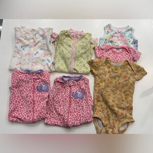 Colorful Baby Onesies Set